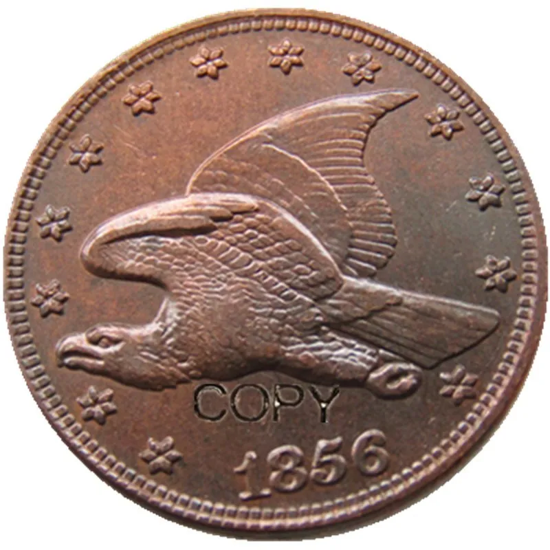 

США, новинка 1856, кулон «Летающий орел» Cent, аксессуары, копия монеты