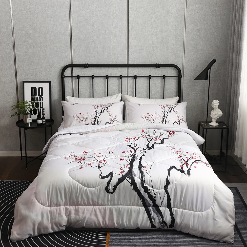 3Pcs Polyester Digital Printed Comforter 3D Duvet/Quilt/Bedding Set Luxury Blankets Air Conditioning Bed Cover with Pillowcase
3Pcs Polyester Digital Printed Comforter 3D Duvet/Quilt/Bedding Set Luxury Blankets Air Conditioning Bed Cover with Pillowcase