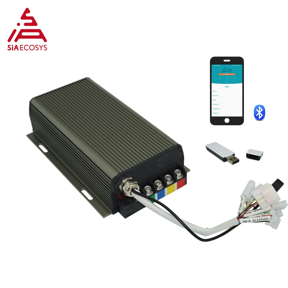 72150 V1 version controller suitable for 3000w 72V 150A Electric Bicycle Motor with bluetooth adapter
72150 V1 version controller suitable for 3000w 72V 150A Electric Bicycle Motor with bluetooth adapter