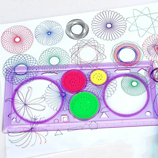 Multi-function Puzzle Spirograph Geometric Ruler Drafting Tools For Students Drawing Toys Children Learning Art Tool
Multi-function Puzzle Spirograph Geometric Ruler Drafting Tools For Students Drawing Toys Children Learning Art Tool