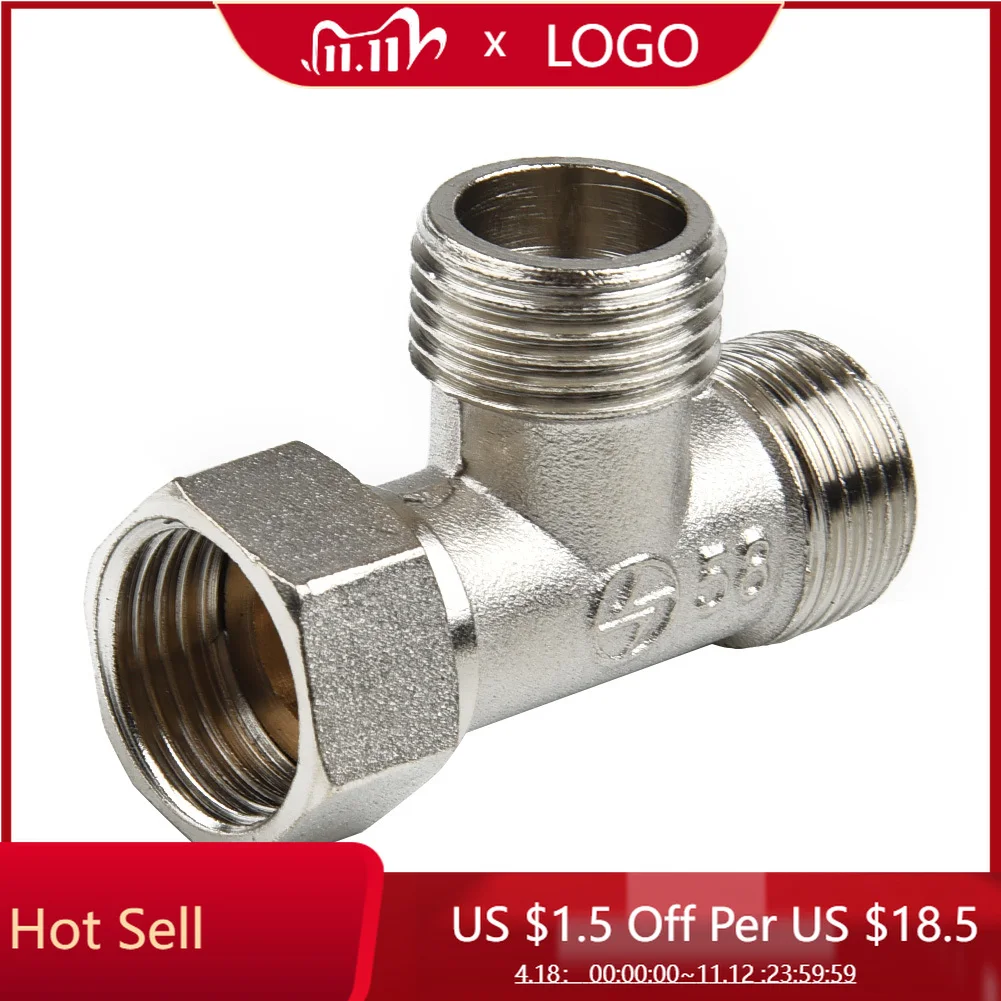 Toilet Diverter Valve Copper T Adapter G1/2" T-Valve Bidet Sprayer Shower Fitting 4 Points Copper Three-way Water Pipe
Toilet Diverter Valve Copper T Adapter G1/2" T-Valve Bidet Sprayer Shower Fitting 4 Points Copper Three-way Water Pipe