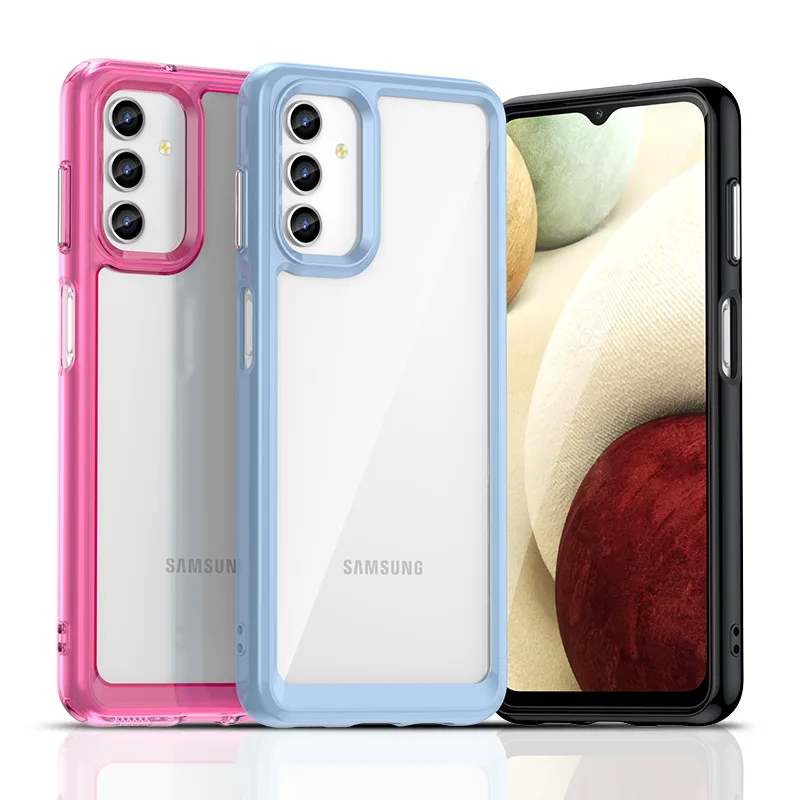 For Samsung Galaxy A04S Mobile Phone Case Transparent Acrylic Shell Anti-Fall Soft TPU Protective Case Cover For Samsung A04S
For Samsung Galaxy A04S Mobile Phone Case Transparent Acrylic Shell Anti-Fall Soft TPU Protective Case Cover For Samsung A04S