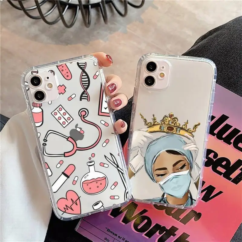 Nurse Medical Medicine Health Heart Phone Case Transparent for iPhone 11 12 13 mini pro XS MAX 8 7 Plus X SE 2020 XR
Nurse Medical Medicine Health Heart Phone Case Transparent for iPhone 11 12 13 mini pro XS MAX 8 7 Plus X SE 2020 XR