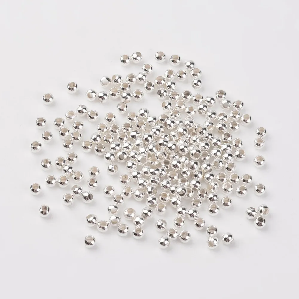 404 PCS/20g Iron Spacer Beads Round Silver Color Plated 3mm in diameter 3mm thick Hole: 1.2mm
404 PCS/20g Iron Spacer Beads Round Silver Color Plated 3mm in diameter 3mm thick Hole: 1.2mm