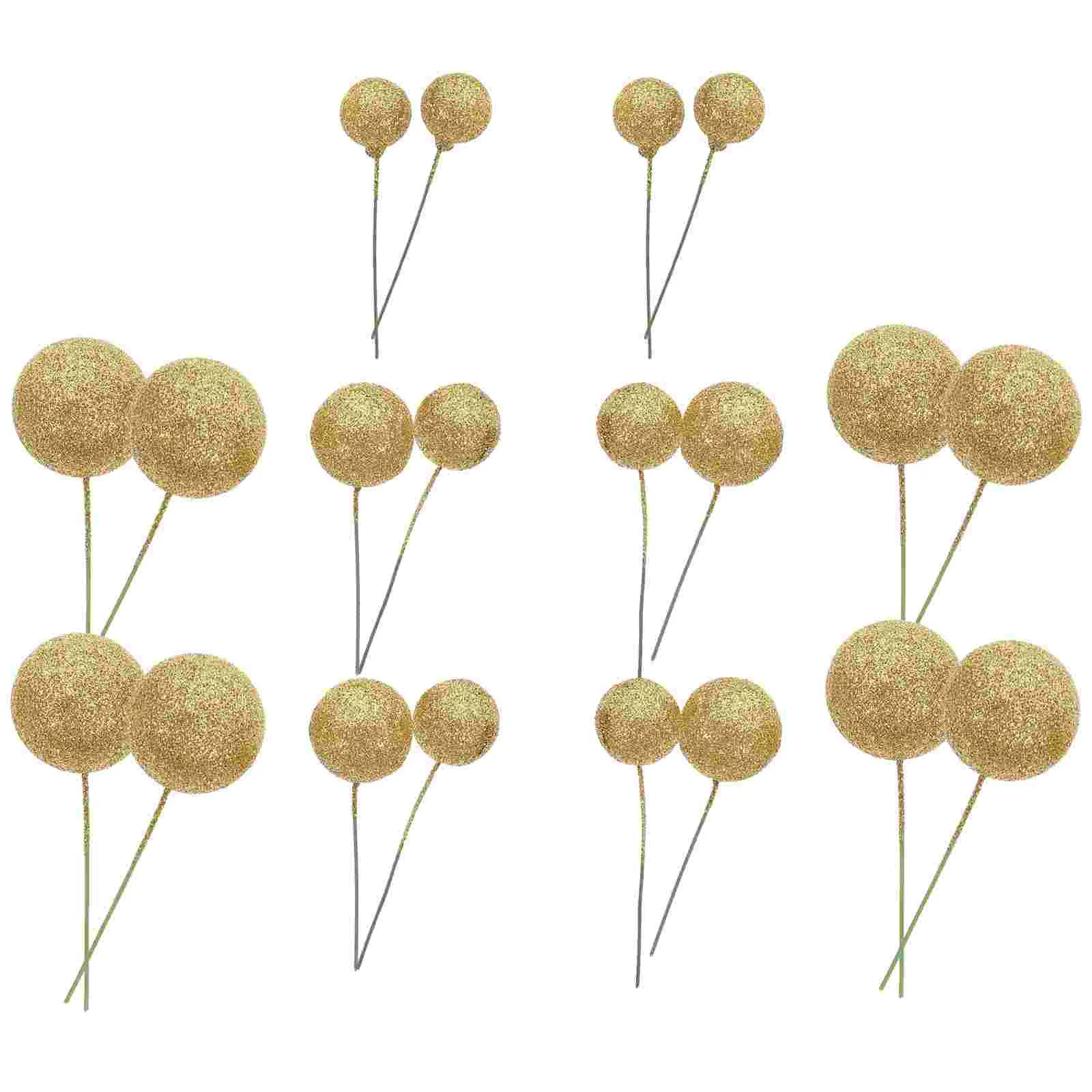 20pcs Ball Shape Cake Topper Creative Glitter Cake Decoration Widely-used Ball Decoration for DIY Project
20pcs Ball Shape Cake Topper Creative Glitter Cake Decoration Widely-used Ball Decoration for DIY Project