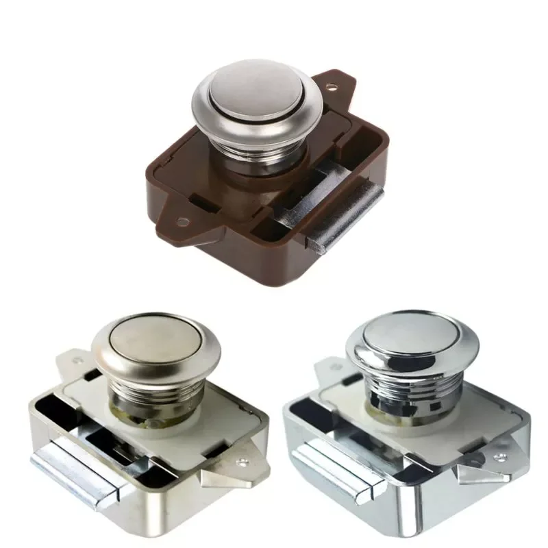 New Camper Car Push Lock RV Caravan Boat Motor Home Cabinet Drawer Latch Button Locks For Furniture Hardware
New Camper Car Push Lock RV Caravan Boat Motor Home Cabinet Drawer Latch Button Locks For Furniture Hardware