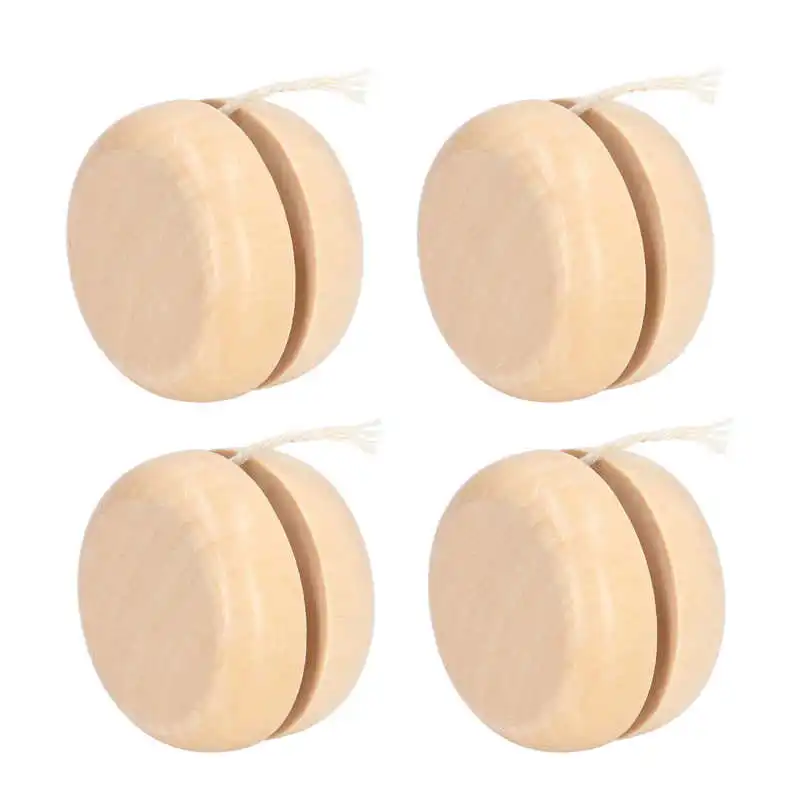 4Pcs Wooden Yoyo Small Size Portable Premium Durable Wood Unfinished Surface DIY Yo‑Yo Plain Wooden YoYo Toy Handicrafts
4Pcs Wooden Yoyo Small Size Portable Premium Durable Wood Unfinished Surface DIY Yo‑Yo Plain Wooden YoYo Toy Handicrafts