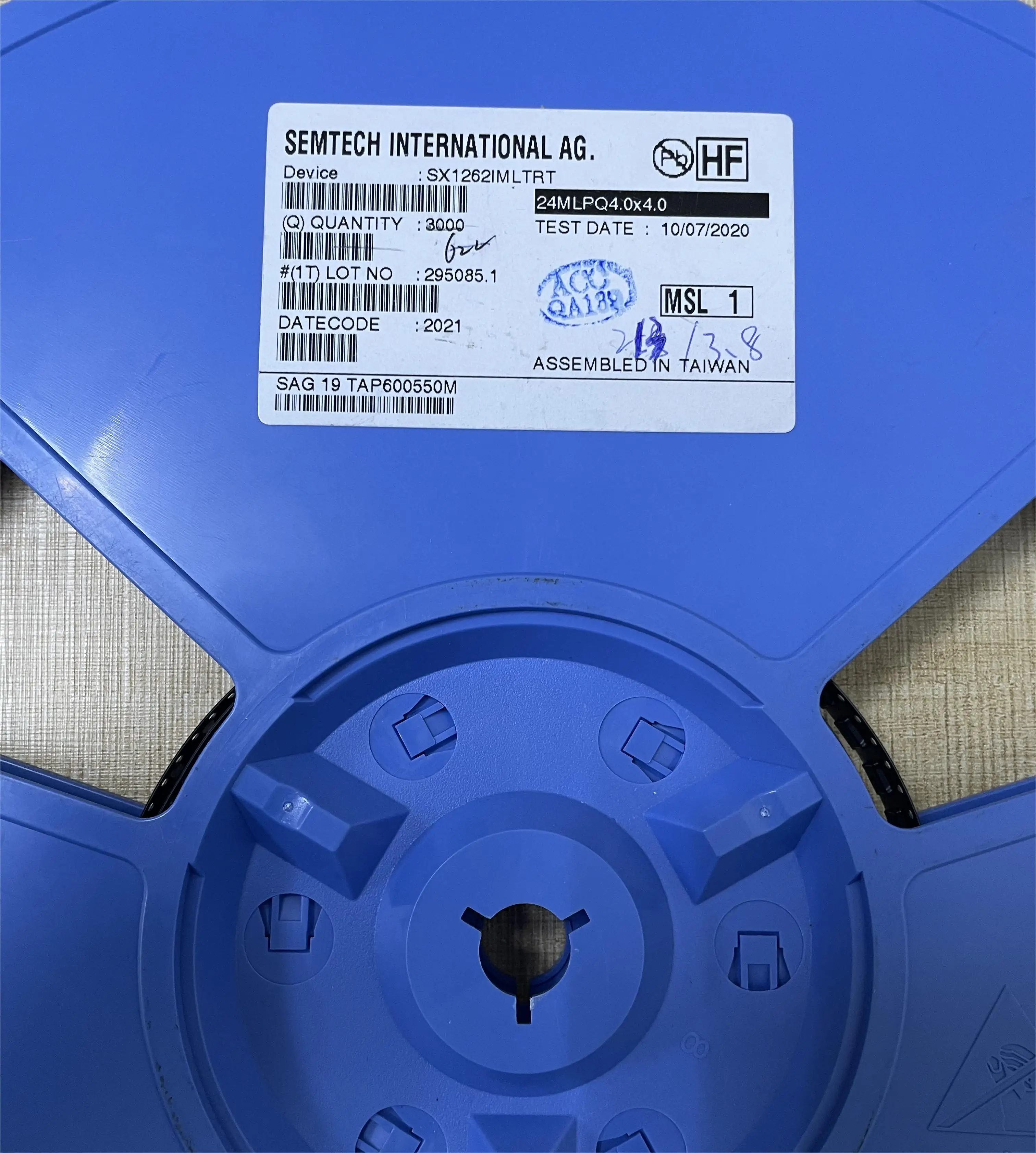 SX1262IMLTRT QFN-24 Power supply voltage 1.8V ~ 3.7V New original stock
SX1262IMLTRT QFN-24 Power supply voltage 1.8V ~ 3.7V New original stock