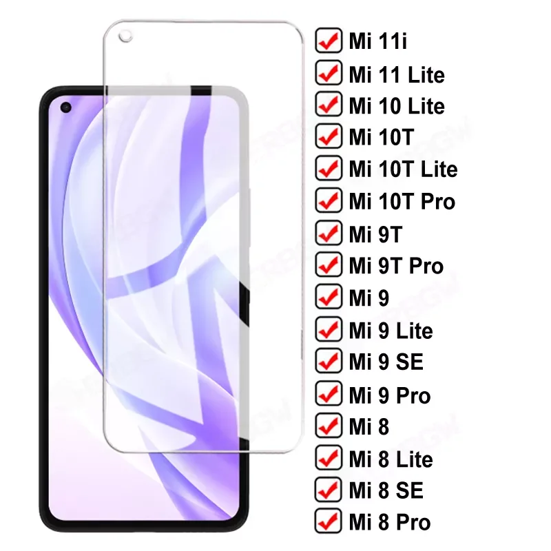 For Xiaomi Mi 11 10 Lite 10i 11i 9T 10T Pro 5G Screen Protector Mi 8 9 SE A3 M3 F3 X3 NFC Tempered Film
For Xiaomi Mi 11 10 Lite 10i 11i 9T 10T Pro 5G Screen Protector Mi 8 9 SE A3 M3 F3 X3 NFC Tempered Film