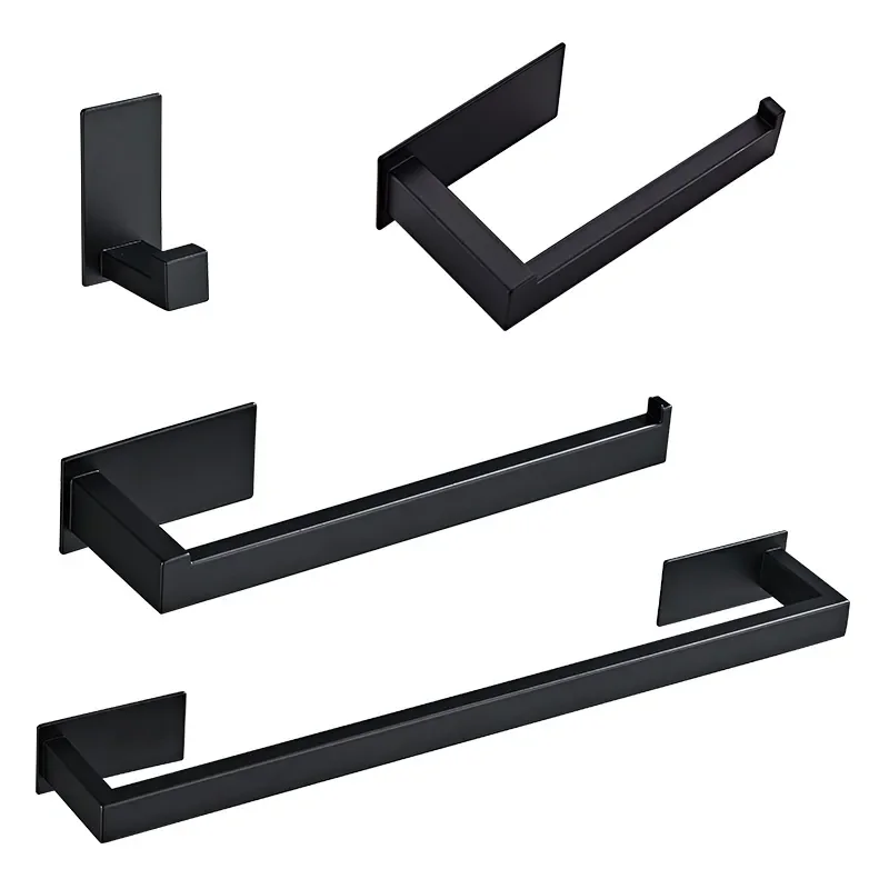 NEW 2023 Hardware Set Black Robe Hook Towel Rail Bar Rack Bar Shelf Tissue Paper Holder Toothbrush Holder Bathroom Accessories
NEW 2023 Hardware Set Black Robe Hook Towel Rail Bar Rack Bar Shelf Tissue Paper Holder Toothbrush Holder Bathroom Accessories