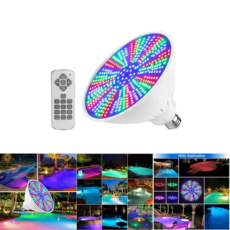 40 Вт 423 светодиода RGB подводный свет для бассейна лампа с изменением цвета E26 E27
40 Вт 423 светодиода RGB подводный свет для бассейна лампа с изменением цвета E26 E27