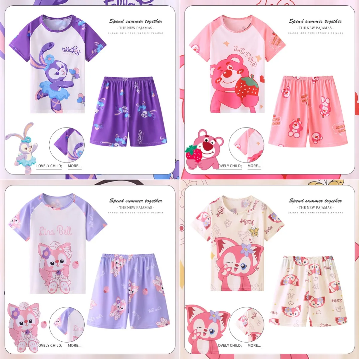 Disney Stellalou Kids Pajamas Girls Boys Sleepwear Nightwear Baby Clothes Animal Cartoon Pajama Sets Cotton Children's Pyjamas
Disney Stellalou Kids Pajamas Girls Boys Sleepwear Nightwear Baby Clothes Animal Cartoon Pajama Sets Cotton Children's Pyjamas