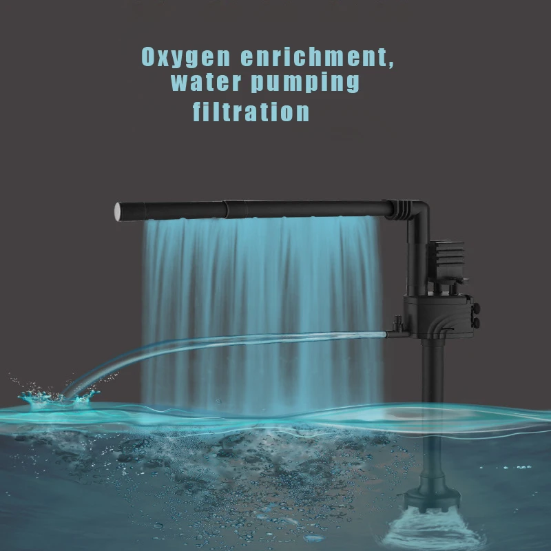Multifunctional Water Pumping Filter Fish Tank Three in One Oxygen Increasing Pump Submersible Pump Silent Upper Circulation
Multifunctional Water Pumping Filter Fish Tank Three in One Oxygen Increasing Pump Submersible Pump Silent Upper Circulation
