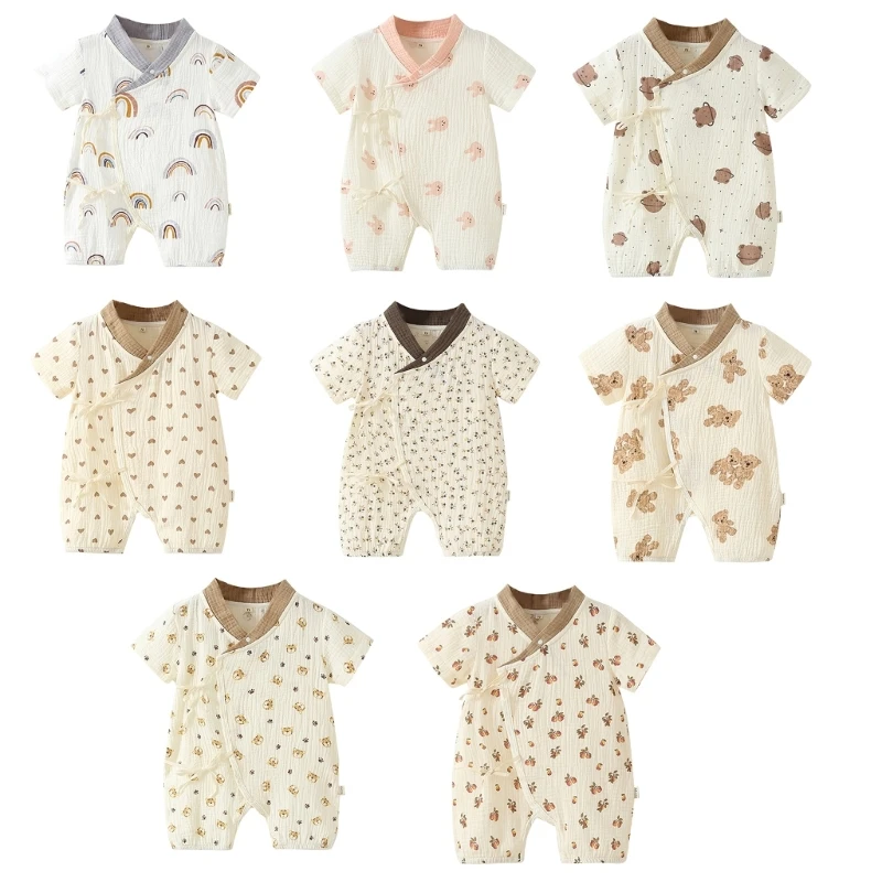 67JC 0-12M Baby One-pieces Jumpsuit Infant Summer Romper Мягкие рубашки с мультяшным принтом
67JC 0-12M Baby One-pieces Jumpsuit Infant Summer Romper Мягкие рубашки с мультяшным принтом