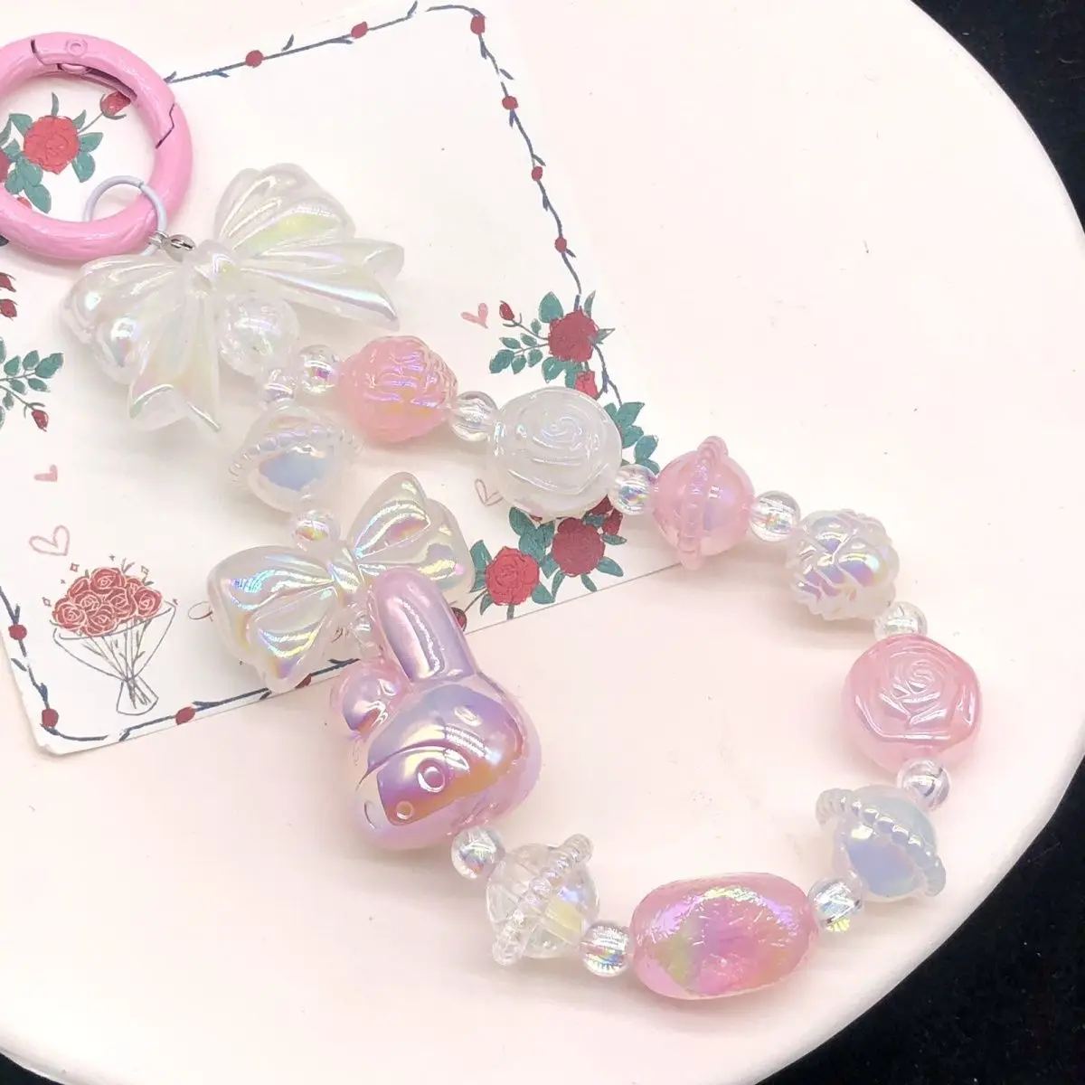 Cartoon Rabbit Beaded Plated Color Loose Beaded Girls Mobile Phone Pendant Diy Children's Necklace Bracelet Material Accessories
Cartoon Rabbit Beaded Plated Color Loose Beaded Girls Mobile Phone Pendant Diy Children's Necklace Bracelet Material Accessories