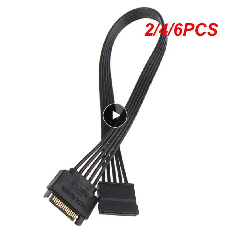 2/4/6PCS Ul 1007 18awg Wires 15pin Sata Power Extension Cable For Hdd Ssd Sata 15pin Male To Female Power Extension Cable 18awg
2/4/6PCS Ul 1007 18awg Wires 15pin Sata Power Extension Cable For Hdd Ssd Sata 15pin Male To Female Power Extension Cable 18awg