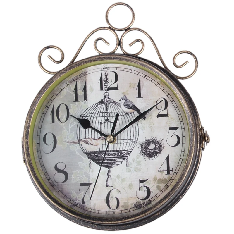 Antique Outdoor Garden Wall Station Clock Double Sided Cockerel Vintage Retro Home Decor Retail
Antique Outdoor Garden Wall Station Clock Double Sided Cockerel Vintage Retro Home Decor Retail