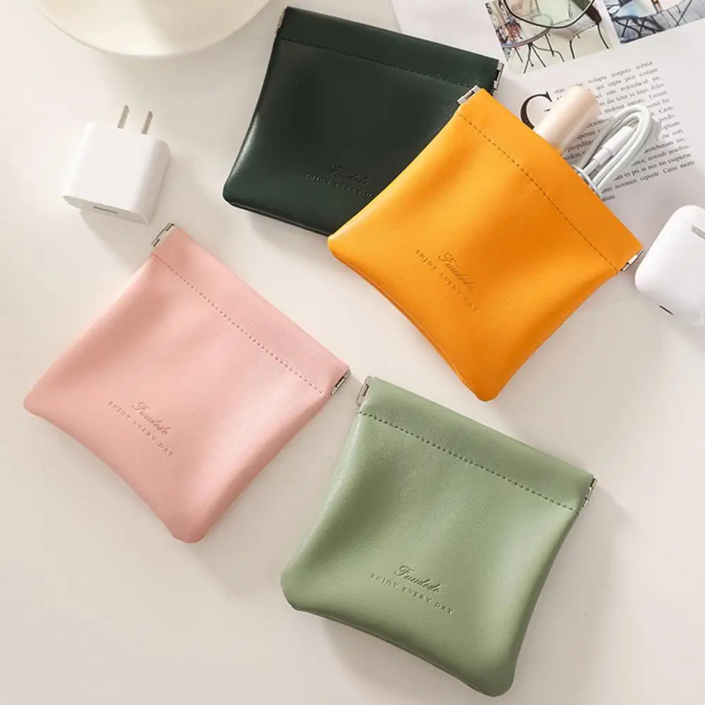 Simple Portable Cable PU Makeup Storage Bag Cosmetic Women Toiletry Bag Automatic Closing Magnetic Lipstick Pouch Mini Purse Bag
Simple Portable Cable PU Makeup Storage Bag Cosmetic Women Toiletry Bag Automatic Closing Magnetic Lipstick Pouch Mini Purse Bag