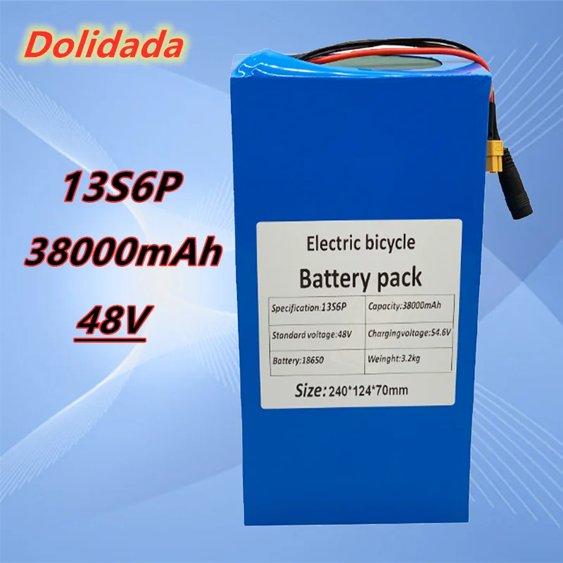 13S6P 48V 38Ah 2000W Built-in 50A Intelligent BMS 18650 Rechargeable Lithium Battery Charger Customized Plug Lawn Mower, Display
13S6P 48V 38Ah 2000W Built-in 50A Intelligent BMS 18650 Rechargeable Lithium Battery Charger Customized Plug Lawn Mower, Display
