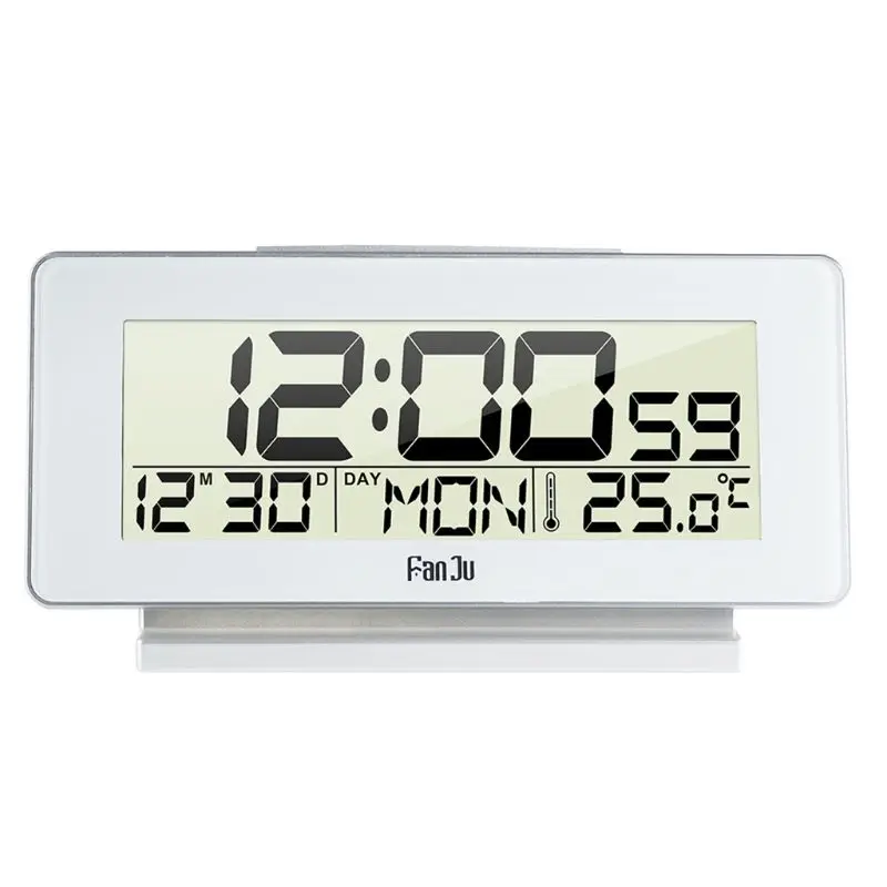 Multi-function LCD Display Digital Alarm Clock Thermometer 12H/24H Time Calendar Snooze Backlight Desktop Clock 367D
Multi-function LCD Display Digital Alarm Clock Thermometer 12H/24H Time Calendar Snooze Backlight Desktop Clock 367D