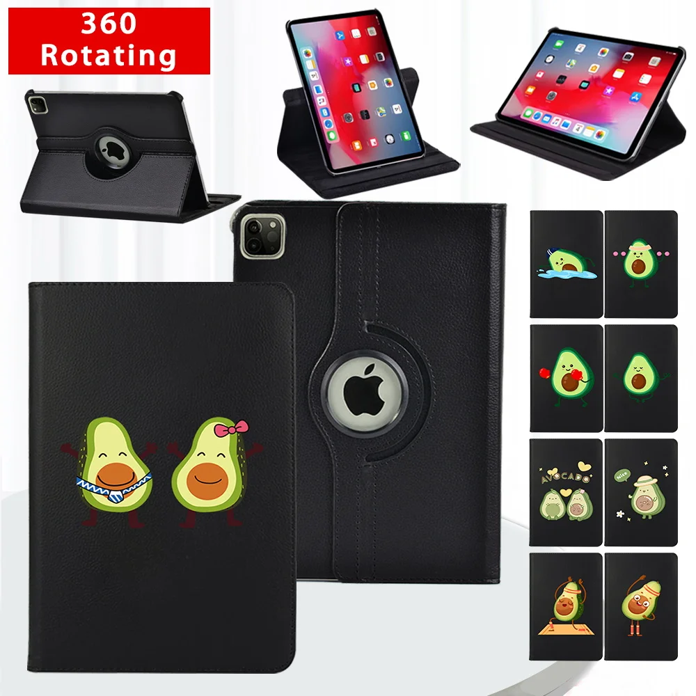 For Apple IPad Pro 9.7"/Pro 10.5"/Pro 11" 2018 2020 360 Rotating Case Cute Avocado Series Smart Leather Stand Tablet Cover + Pen
For Apple IPad Pro 9.7"/Pro 10.5"/Pro 11" 2018 2020 360 Rotating Case Cute Avocado Series Smart Leather Stand Tablet Cover + Pen
