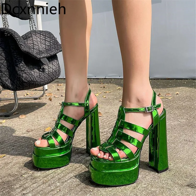 Summer New High Heel Platform Sandals Women Woven Hollow Out Square Toe Ankle Strap Ladies Dress Shoes Party Shoes Woman 2022
Summer New High Heel Platform Sandals Women Woven Hollow Out Square Toe Ankle Strap Ladies Dress Shoes Party Shoes Woman 2022