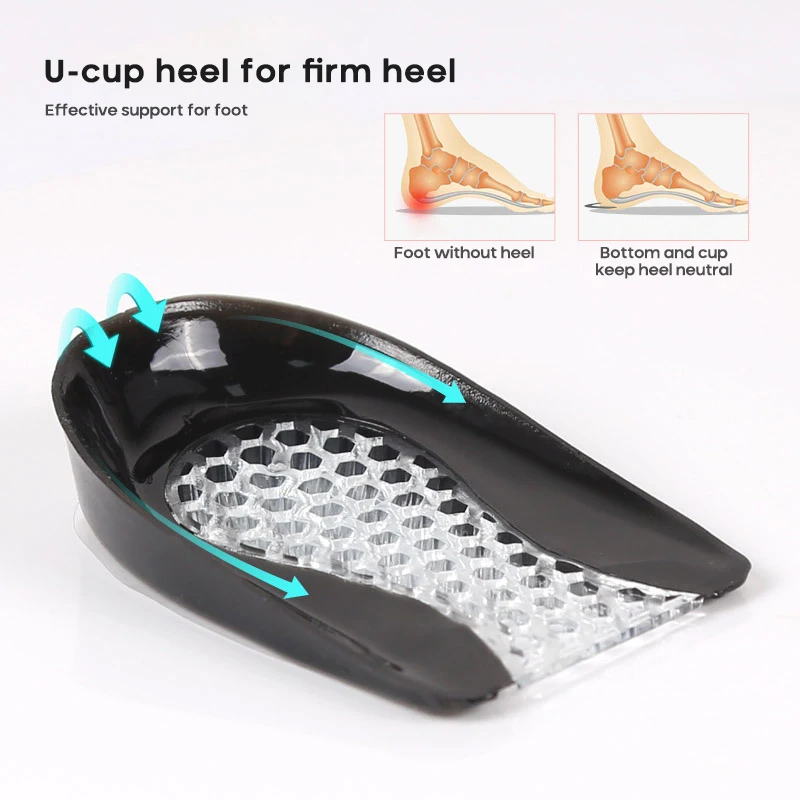 1 Pair Gel Insole Silicone Women Heel Cushion Insoles Soft Washable Breathable Relieve Pain Support Shoe Pad Pad Feet Care Tool
1 Pair Gel Insole Silicone Women Heel Cushion Insoles Soft Washable Breathable Relieve Pain Support Shoe Pad Pad Feet Care Tool