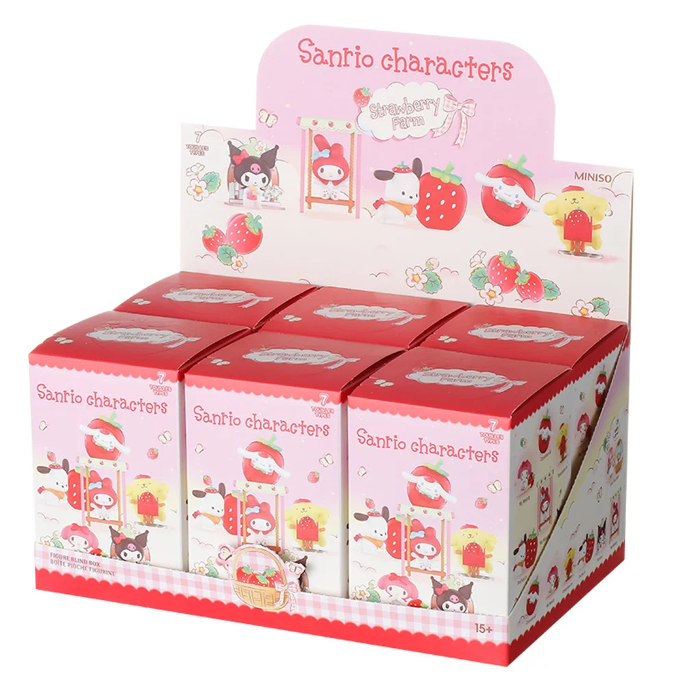 Милая Клубничная серия Sanrio глухая коробка Аниме Фигурка модель Kawaii кукла детские игрушки Сюрприз подарок загадка коробка декор комнаты
Милая Клубничная серия Sanrio глухая коробка Аниме Фигурка модель Kawaii кукла детские игрушки Сюрприз подарок загадка коробка декор комнаты