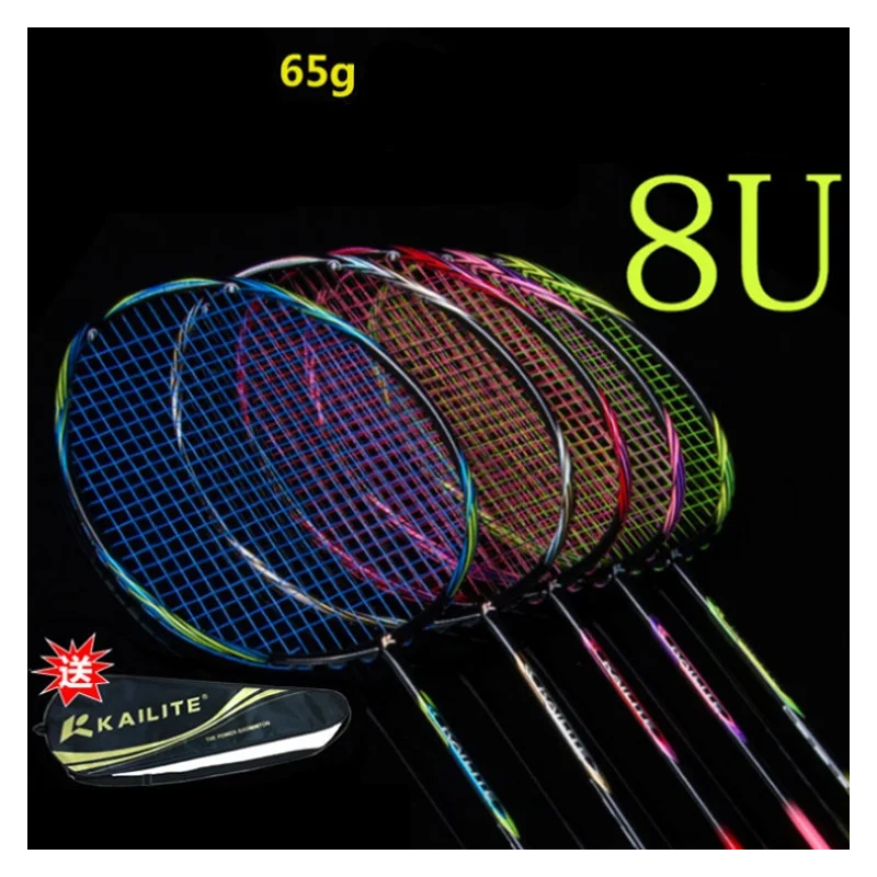 Super Light 8U Full Carbon Fiber Badminton Rackets String Professional Racket Strung Padel Sports For Adult Kids -40
Super Light 8U Full Carbon Fiber Badminton Rackets String Professional Racket Strung Padel Sports For Adult Kids -40