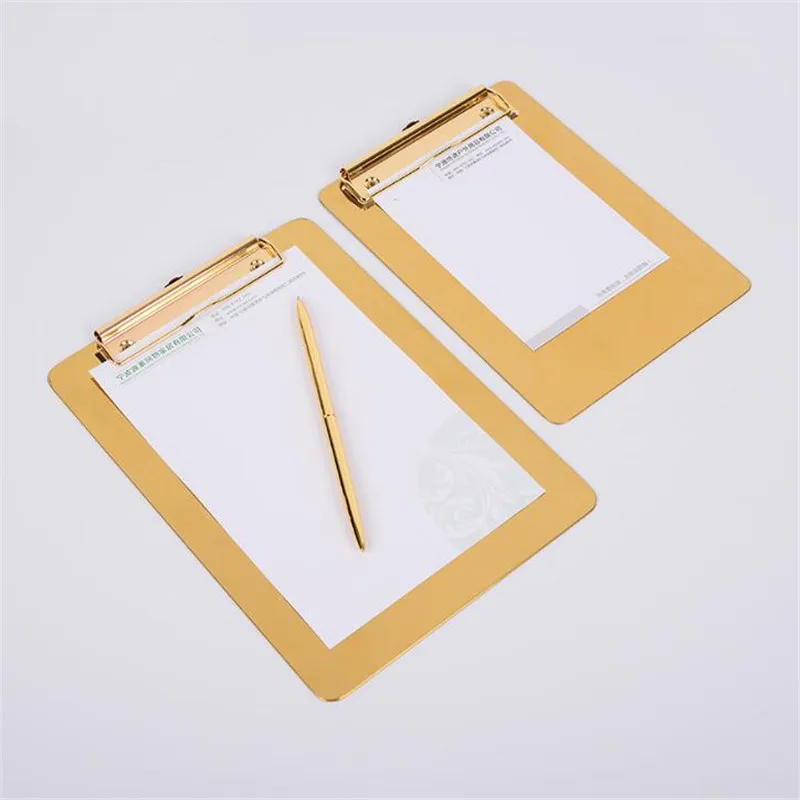 Gold Writing Sheet Pad Clipboard Menu Data File Storage Clips Folder Board for Office Restaurant Hotel Home 1pc
Gold Writing Sheet Pad Clipboard Menu Data File Storage Clips Folder Board for Office Restaurant Hotel Home 1pc