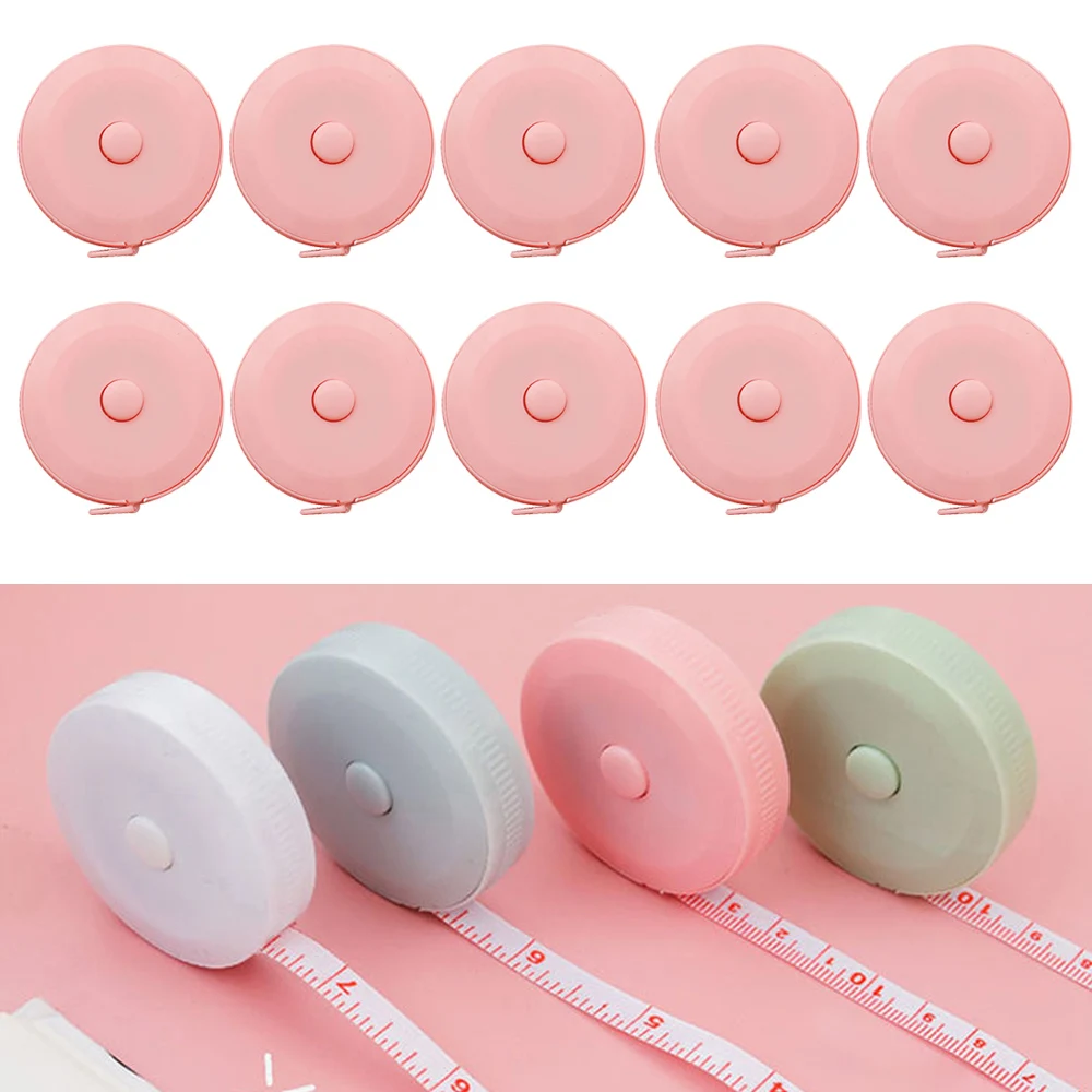 10pc 1.5m Soft Tape Measure Double Scale Body Sewing Flexible Ruler For Weight Loss Medical Body Measurement Sewing Tailor Craft
10pc 1.5m Soft Tape Measure Double Scale Body Sewing Flexible Ruler For Weight Loss Medical Body Measurement Sewing Tailor Craft