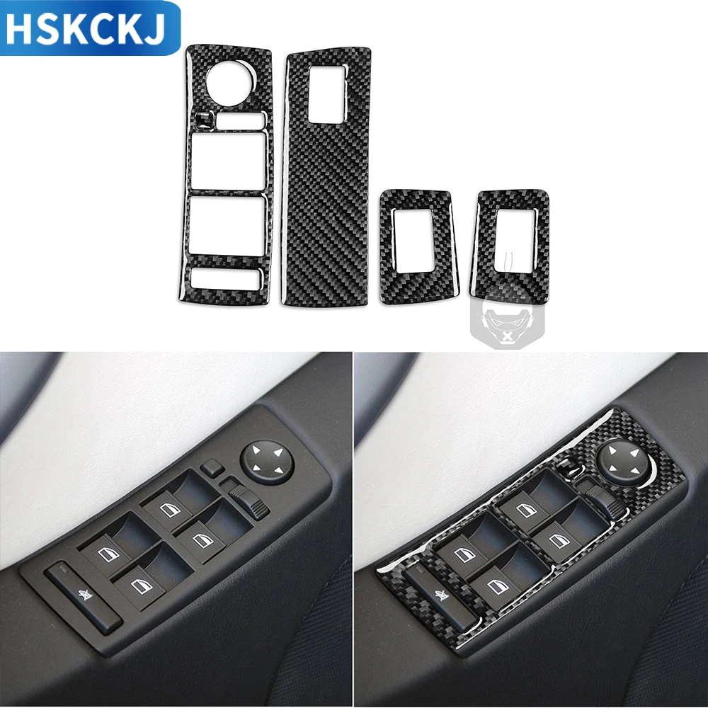 Real Carbon Fiber Interior Auto Window Lift Panel Trim Sticker For BMW X5 E53 2000-2006 Modification Decoration Car Accessories
Real Carbon Fiber Interior Auto Window Lift Panel Trim Sticker For BMW X5 E53 2000-2006 Modification Decoration Car Accessories