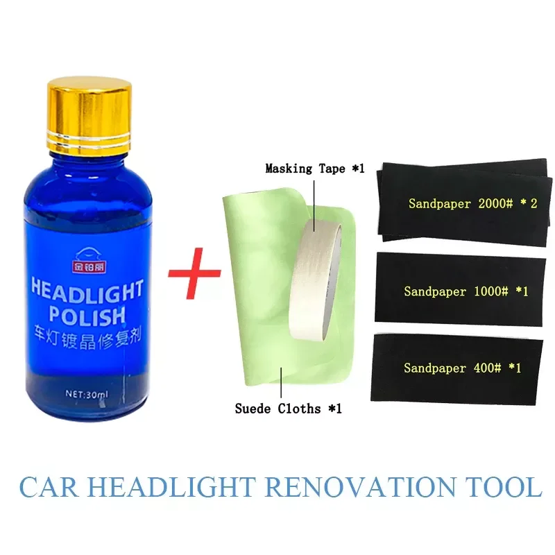 30ML Car Headlight Repair Coating Solution Repair Kit Oxidation Rearview Coating Headlight Polishing Anti-scratch Liquid
30ML Car Headlight Repair Coating Solution Repair Kit Oxidation Rearview Coating Headlight Polishing Anti-scratch Liquid