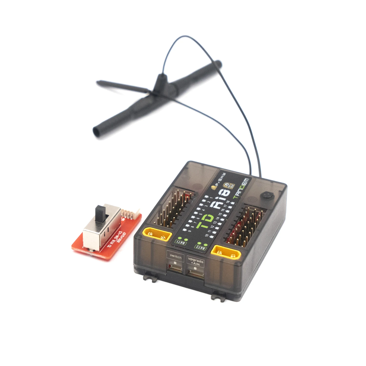 FRSKY TD R18 2,4 ГГц и 900 МГц двухдиапазонный 18CH PWM 16CH SBUS 24CH FBUS приемник для тандема X20 X20S Радиоконтроллер
FRSKY TD R18 2,4 ГГц и 900 МГц двухдиапазонный 18CH PWM 16CH SBUS 24CH FBUS приемник для тандема X20 X20S Радиоконтроллер