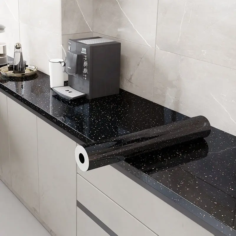 Kitchen Countertop Oil Proof Sticker Renovation Decoration Black Marble Self-adhesive Wallpaper Thickened Wear-resistant 3D Film
Kitchen Countertop Oil Proof Sticker Renovation Decoration Black Marble Self-adhesive Wallpaper Thickened Wear-resistant 3D Film