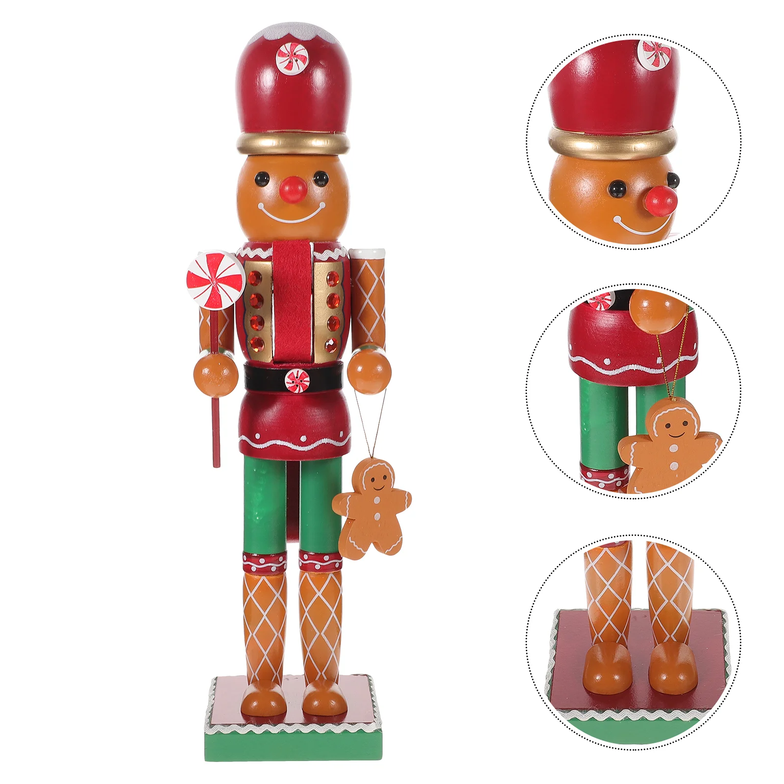 Nutcracker Decoration Nutcracker Ornament Home Xmas Decor Crafts Desktop Adornment Wood Wooden Gingerbread Man Child
Nutcracker Decoration Nutcracker Ornament Home Xmas Decor Crafts Desktop Adornment Wood Wooden Gingerbread Man Child