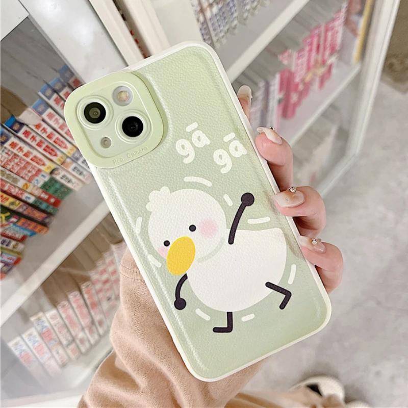 Cute Art Graffiti Duck Leather Phone Case For iPhone 13 11 12 Pro Max X XR XS Max 7 8 Plus Fashion Shockproof Cartoon Soft Cover
Cute Art Graffiti Duck Leather Phone Case For iPhone 13 11 12 Pro Max X XR XS Max 7 8 Plus Fashion Shockproof Cartoon Soft Cover