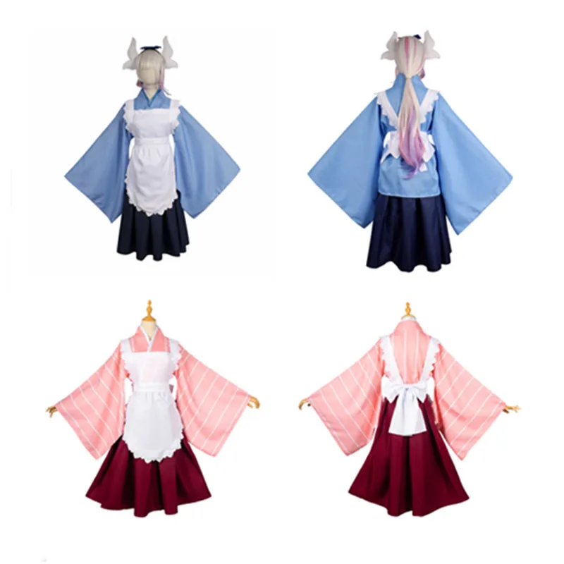 Женский карнавальный костюм, горничная дракона из мультфильма Tooru Kamui 
Женский карнавальный костюм, горничная дракона из мультфильма Tooru Kamui