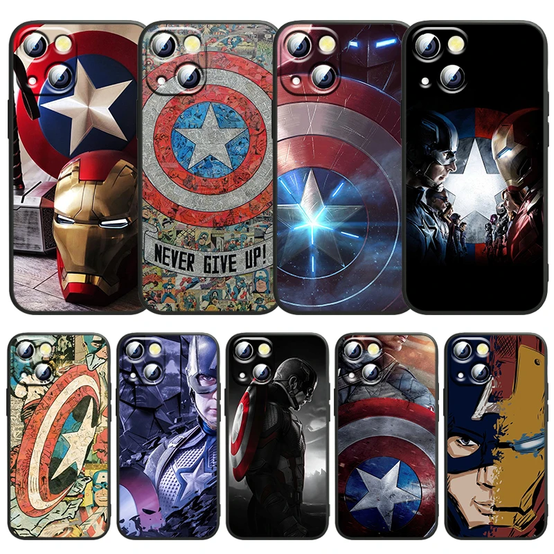 Marvel Captain America Phone Case For Apple iPhone 14 13 12 11 SE XS XR X 7 8 6 5 mini Plus Pro MAX 2020 Black FUndas TPU
Marvel Captain America Phone Case For Apple iPhone 14 13 12 11 SE XS XR X 7 8 6 5 mini Plus Pro MAX 2020 Black FUndas TPU