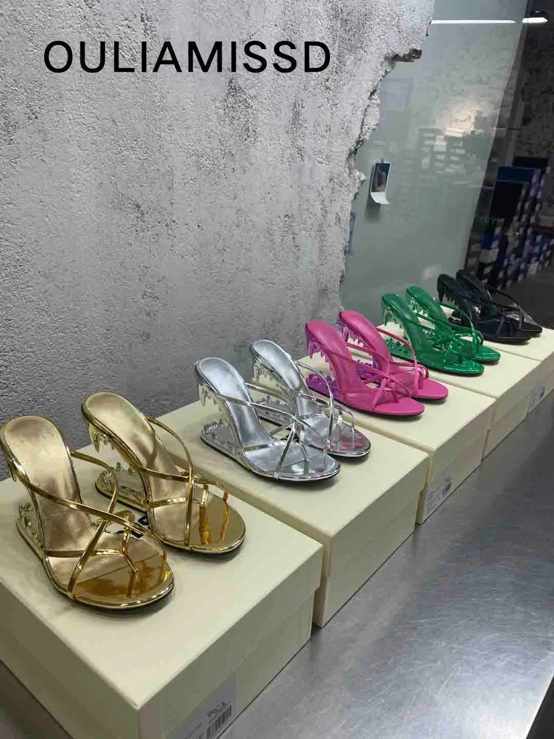 Fashion Women's Shoes 2023 Individualized Profiled Wedge Heel High Heels Genuine Leather Slip-on Sandals With Clip-Toe Flip-flop 
Fashion Women's Shoes 2023 Individualized Profiled Wedge Heel High Heels Genuine Leather Slip-on Sandals With Clip-Toe Flip-flop