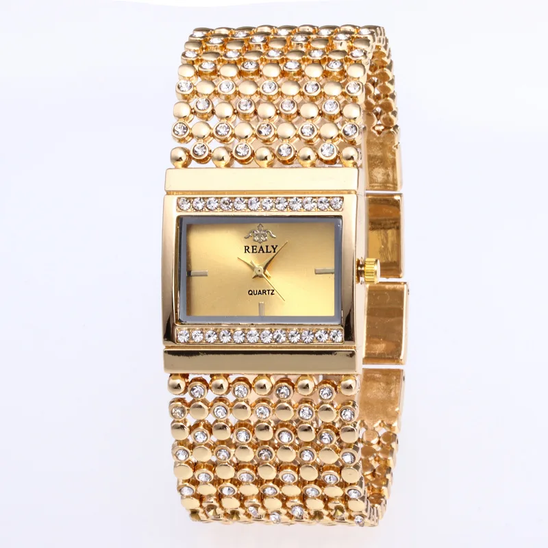 Luxury Women's Watches Rhinestone Bracelet Watches For Women Gold Silver Watch Ladies Stainless Steel Quartz Clock
Luxury Women's Watches Rhinestone Bracelet Watches For Women Gold Silver Watch Ladies Stainless Steel Quartz Clock