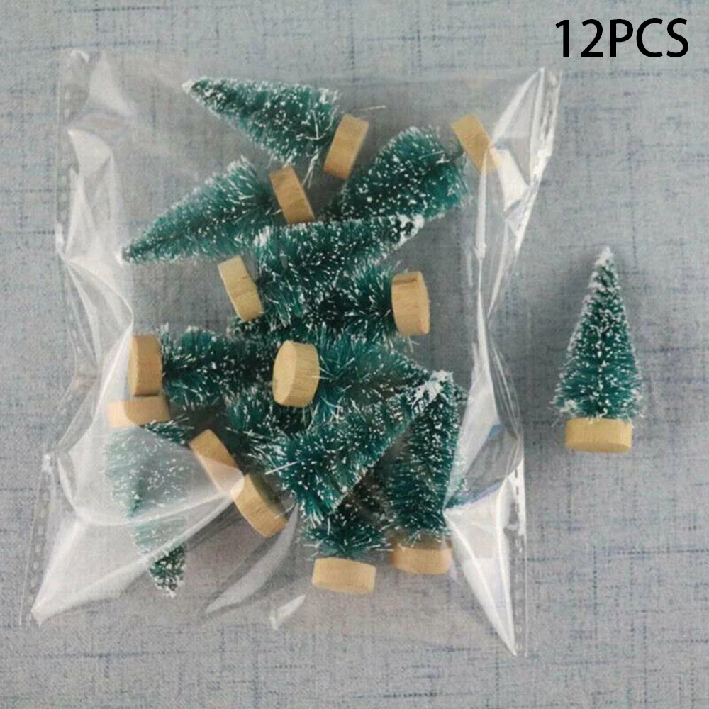12Pcs Christmas trees 16*6mm 45*22mm Cedar Christmas Tree Desktop Miniature Ornaments Party Sisal silk Trees Tool
12Pcs Christmas trees 16*6mm 45*22mm Cedar Christmas Tree Desktop Miniature Ornaments Party Sisal silk Trees Tool