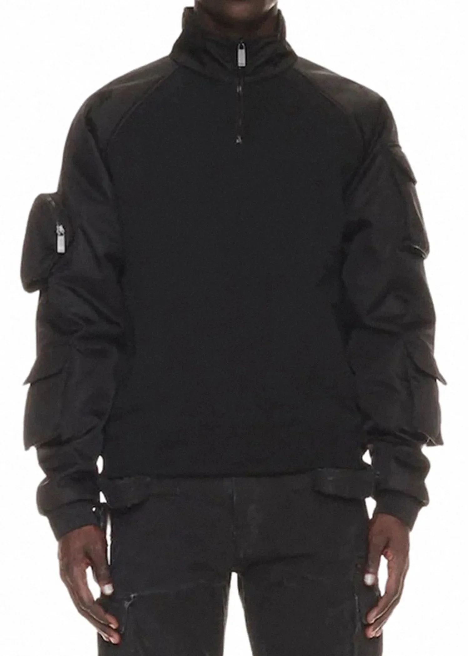 2023 Fall and Winter Functional Models Half-zip Waterproof Stand-up Collar Jacket Half-zip Three-dimensional Pocket Jackets
2023 Fall and Winter Functional Models Half-zip Waterproof Stand-up Collar Jacket Half-zip Three-dimensional Pocket Jackets