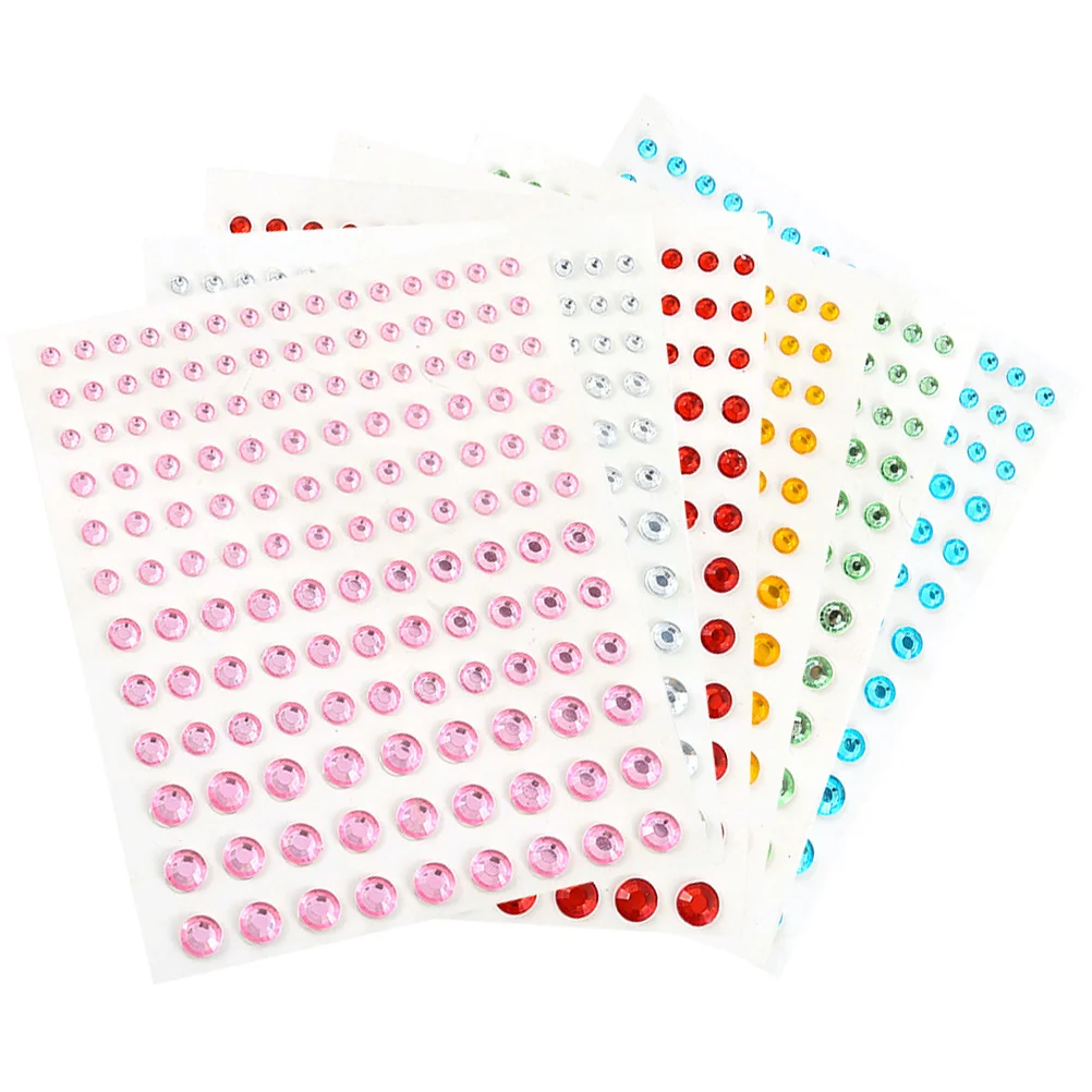6 Sheets Face Jewels Makeup Body Jewlery Stick Gems Adhesive Stickers Rhinestone Self Pearl Eye
6 Sheets Face Jewels Makeup Body Jewlery Stick Gems Adhesive Stickers Rhinestone Self Pearl Eye