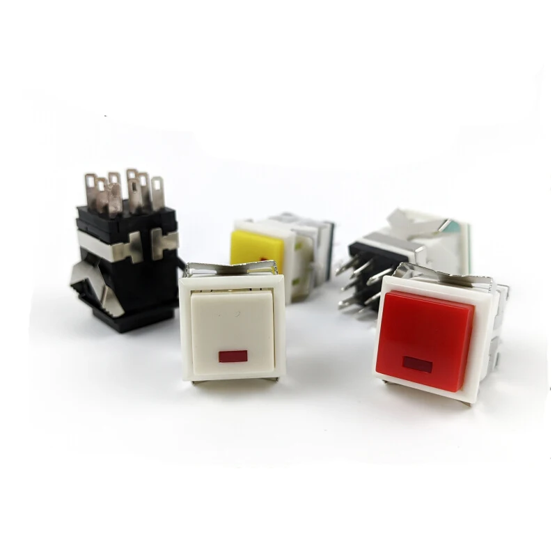 5pcs KD2-21/22/23/24 Self-locking self-resetting square button switch with light without light 6 feet 8 feet 17*17
5pcs KD2-21/22/23/24 Self-locking self-resetting square button switch with light without light 6 feet 8 feet 17*17