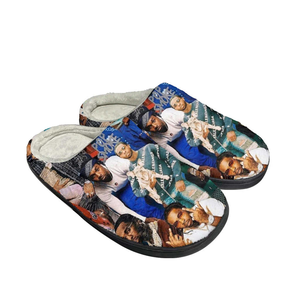 Hot Rapper Pop Smoke Fashion Cotton Custom Slippers Mens Womens Sandals Plush Casual Keep Warm Shoes Thermal Comfortable Slipper
Hot Rapper Pop Smoke Fashion Cotton Custom Slippers Mens Womens Sandals Plush Casual Keep Warm Shoes Thermal Comfortable Slipper