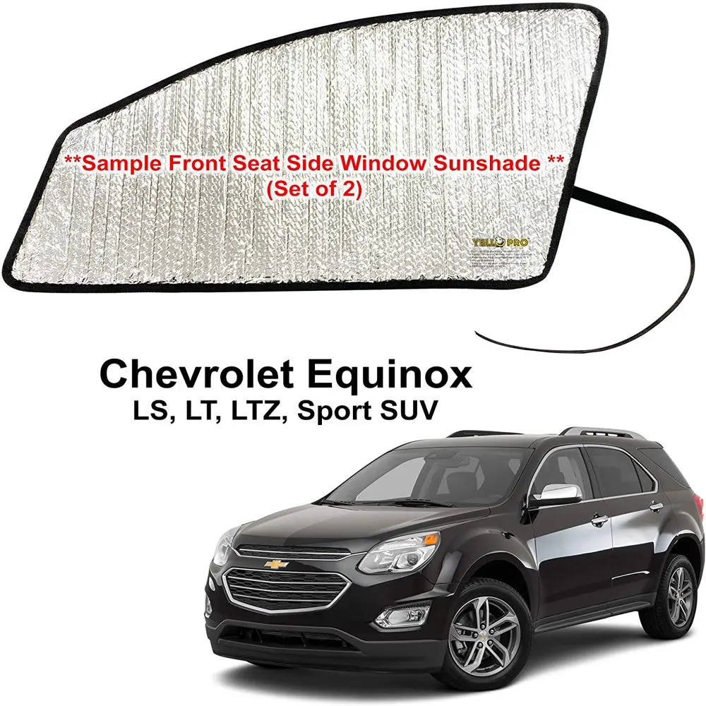 

Боковое окно, солнцезащитные очки в передний ряд для 2010-2017 Chevrolet Equinox LS, LT, LTZ, Sport SUV (набор из 2)