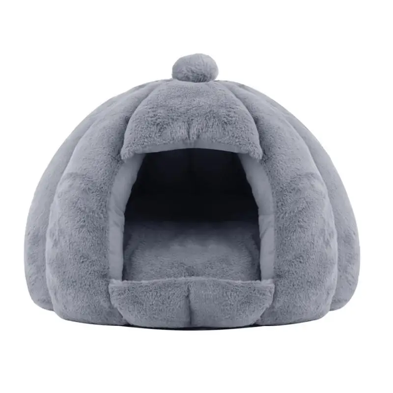 

Cat Bed Cave Washable Covered Cat Bed With Removable Cushioned Pillow Indoor No Deformation Soft Plush Pet Kennel For Small