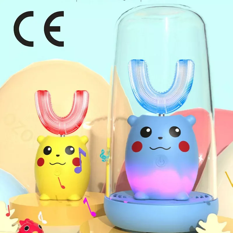 Smart Children Toothbrush Kids Smart 360 Degrees U Silicon USB Automatic Ultrasonic Teeth Tooth Brush Cartoon Pattern
Smart Children Toothbrush Kids Smart 360 Degrees U Silicon USB Automatic Ultrasonic Teeth Tooth Brush Cartoon Pattern