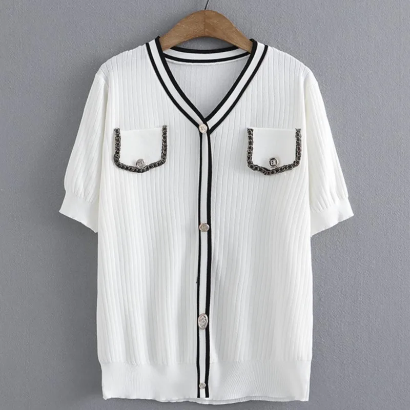 Plus Size Basic T-Shirt Women 2023 Summer Ice Silk Knit V-Neck Tees Chic Slim Short Sleeve Tops Oversized Curve Clothes
Plus Size Basic T-Shirt Women 2023 Summer Ice Silk Knit V-Neck Tees Chic Slim Short Sleeve Tops Oversized Curve Clothes
